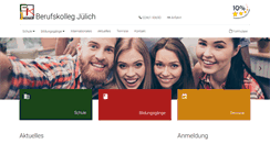 Desktop Screenshot of berufskolleg-juelich.de